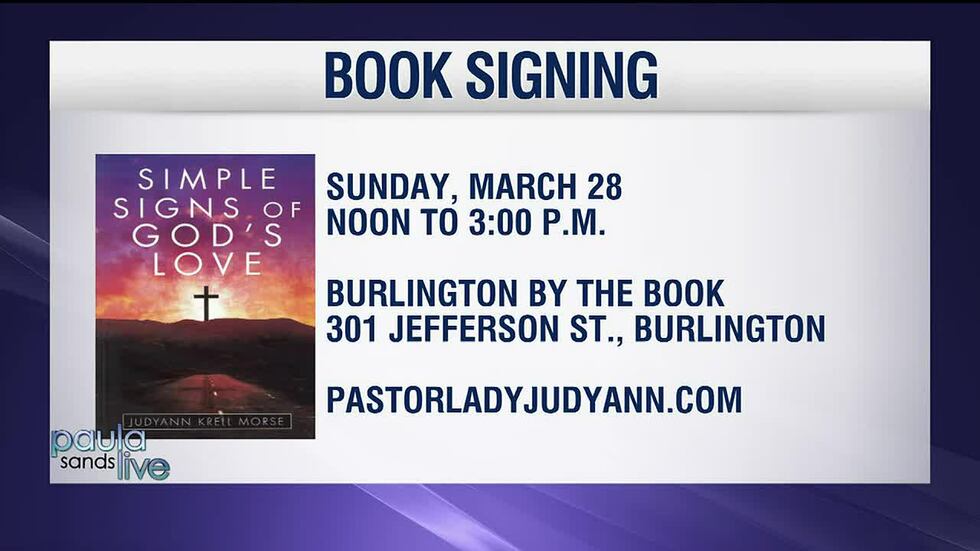 Pastor JudyAnn book signing info