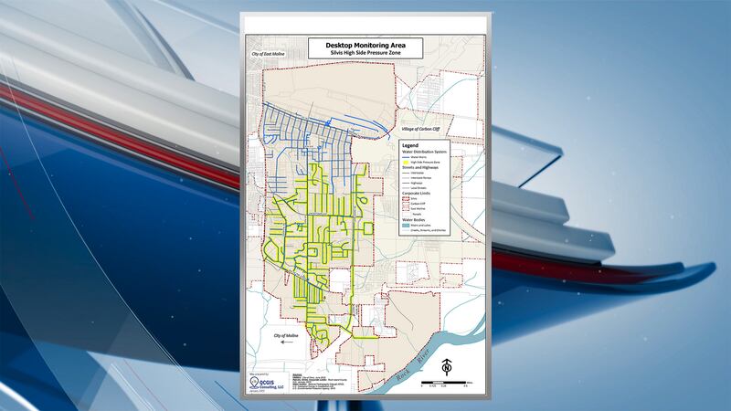 A boil has been put in place for a large portion of the city until further notice, according...