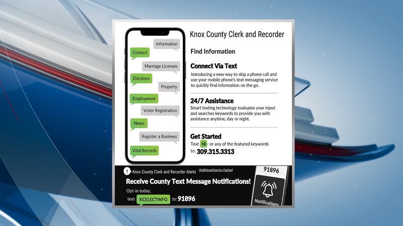 This new program allows persons to text a keyword or question to the provided number and...