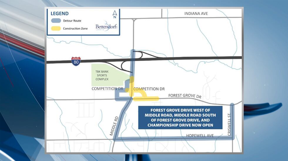 The City of Bettendorf will start its final phase of The Forest Grove Drive Reconstruction...