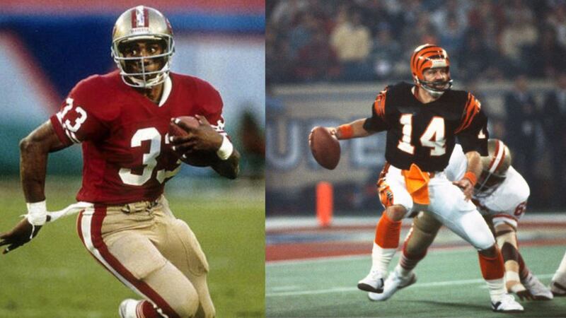 Roger Craig and Ken Anderson